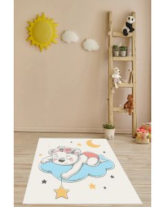 Tepih za dečiju sobu 120x180 cm - Meda na oblaku B-099
