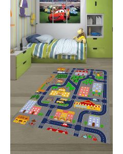 Tepih za dečiju sobu 120x180 cm - Auto staza - C-075