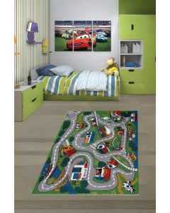 Tepih za dečiju sobu 120x180 cm - Auto staza C-094