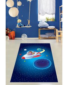 Tepih za dečiju sobu 120x180 cm - Svemirski brod O-111