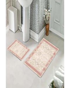 Staza za kupatilo sa gumenom podlogom - Set 60x100 + 60x40 - M-1376K