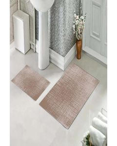 Staza za kupatilo sa gumenom podlogom - Set 60x100 + 60x40 - M-1461K