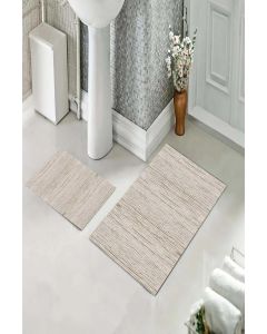 Staza za kupatilo sa gumenom podlogom - Set 60x100 + 60x40 - M-1468B