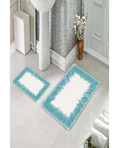 Staza za kupatilo sa gumenom podlogom - Set 60x100 + 60x40 - M-1476T