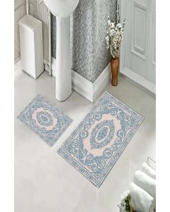 Staza za kupatilo sa gumenom podlogom - Set 60x100 + 60x40 - M-1477M