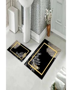 Staza za kupatilo sa gumenom podlogom - Set 60x100 + 60x40 - M-255