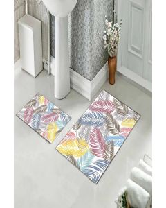 Staza za kupatilo sa gumenom podlogom - Set 60x100 + 60x40 - M-392