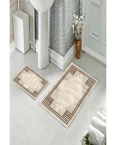 Staza za kupatilo sa gumenom podlogom - Set 60x100 + 60x40 - M-406K