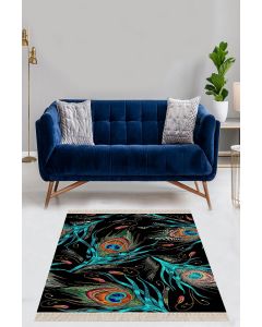 Tepih za dnevnu sobu - Moderan Pero dezen - M822M - 160 x 230 cm