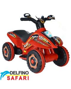 Motor na akumulator Delfino Safari Crveni