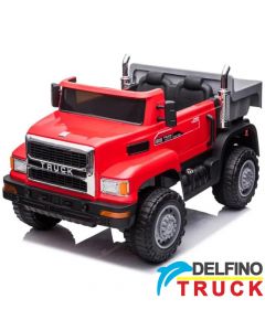 Kamion kiper na akumulator za decu Delfino Truck 6199 4x4 Crveni
