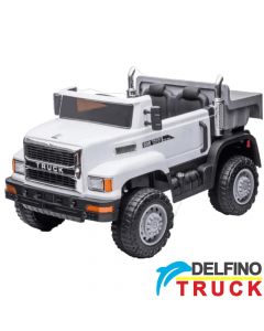 Kamion kiper na akumulator za decu Delfino Truck 6199 4x4 Beli