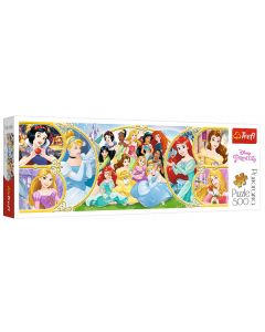 TREFL PANORAMA PUZZLE - DISNEY PRINCESS 500kom