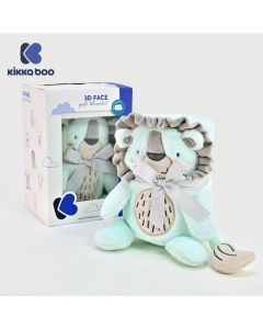 Kikka Boo Bebi ćebence sa 3D vezom u obliku igračke 75x100cm Jungle King KKB50106