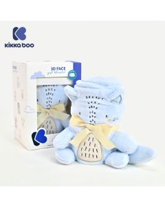 Kikka Boo Bebi ćebence sa 3D vezom u obliku igračke 75x100cm Little Fox KKB50107