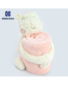 Kikka Boo Bebi ćebence sa plišanom igračkom 70x100cm Hippo Dreams KKB50115
