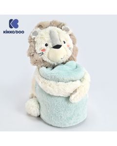 Kikka Boo Bebi ćebence sa plišanom igračkom 70x100cm Jungle King KKB50113