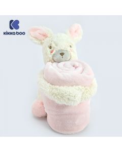 Kikka Boo Bebi ćebence sa plišanom igračkom 70x100cm Rabbits in Love KKB50117