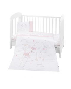 Kikka Boo Bebi posteljina navlake 3 pcs Hippo Dreams KKB30140