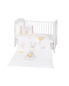 Kikka Boo Bebi posteljina navlake 3 pcs Rabbits in Love KKB30125