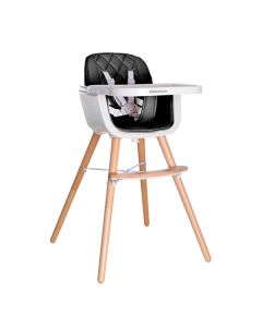 Kikka boo Hranilica za bebe Woody 2in1 Black KKB10130