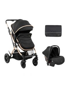 Kikka Boo Kolica za bebe Kaia Black set 2in1 sa autosedištem KKB10201-SET