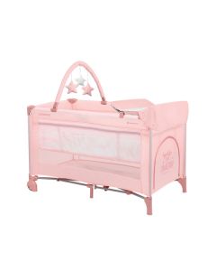 Kikka Boo Prenosivi krevetac za bebe So Gifted Plus 2 nivoa sa pultom Pink KKB11131