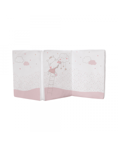 Kikka Boo Sklopivi dušek za prenosivi krevetac 60x120x5 cm Hippo Dreams KKB21031