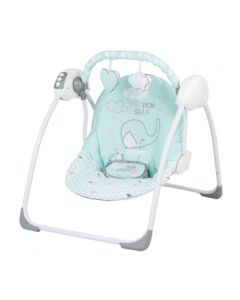 Kikka Boo ljuljaška za bebe Felice sa adapterom Elephant mint