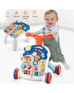 KikkaBoo guralica walk 'N' learn 3in1 blue