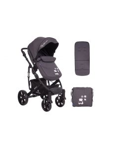 Kikka Boo Kolica BELOVED dark grey