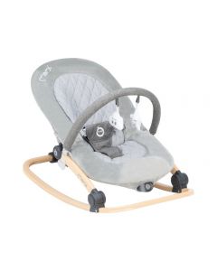 MoMi LUMIWOOD LEZALJKA ZA BEBE GREY