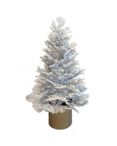 Novogodišnja jelka snežna u saksiji 60 cm 201017