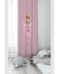 Zavesa za dečiju sobu - Mala vila pink PRD342B