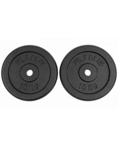 Tegovi 2x10kg crni standardni liveni