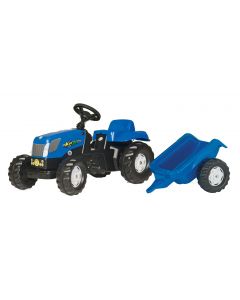 Traktor na pedale Rolly Toys Kid X sa prikolicom