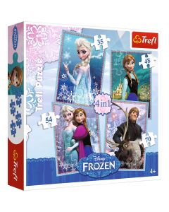 Trefl Puzzle Frozen 4in1