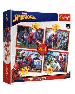 Trefl Puzzle Spider-man 4in1