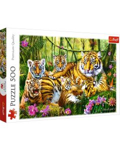 Trefl Puzzle Tiger family 500 kom